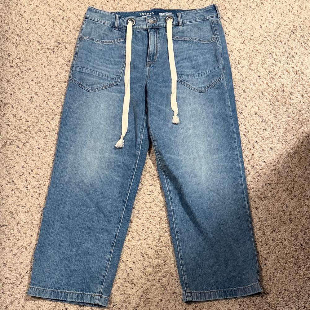 Torrid Light Blue Women's Relaxed Jeans